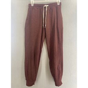 Vuori Performance Jogger Mahogany Heather XS Recycled Stretch Sweatpants